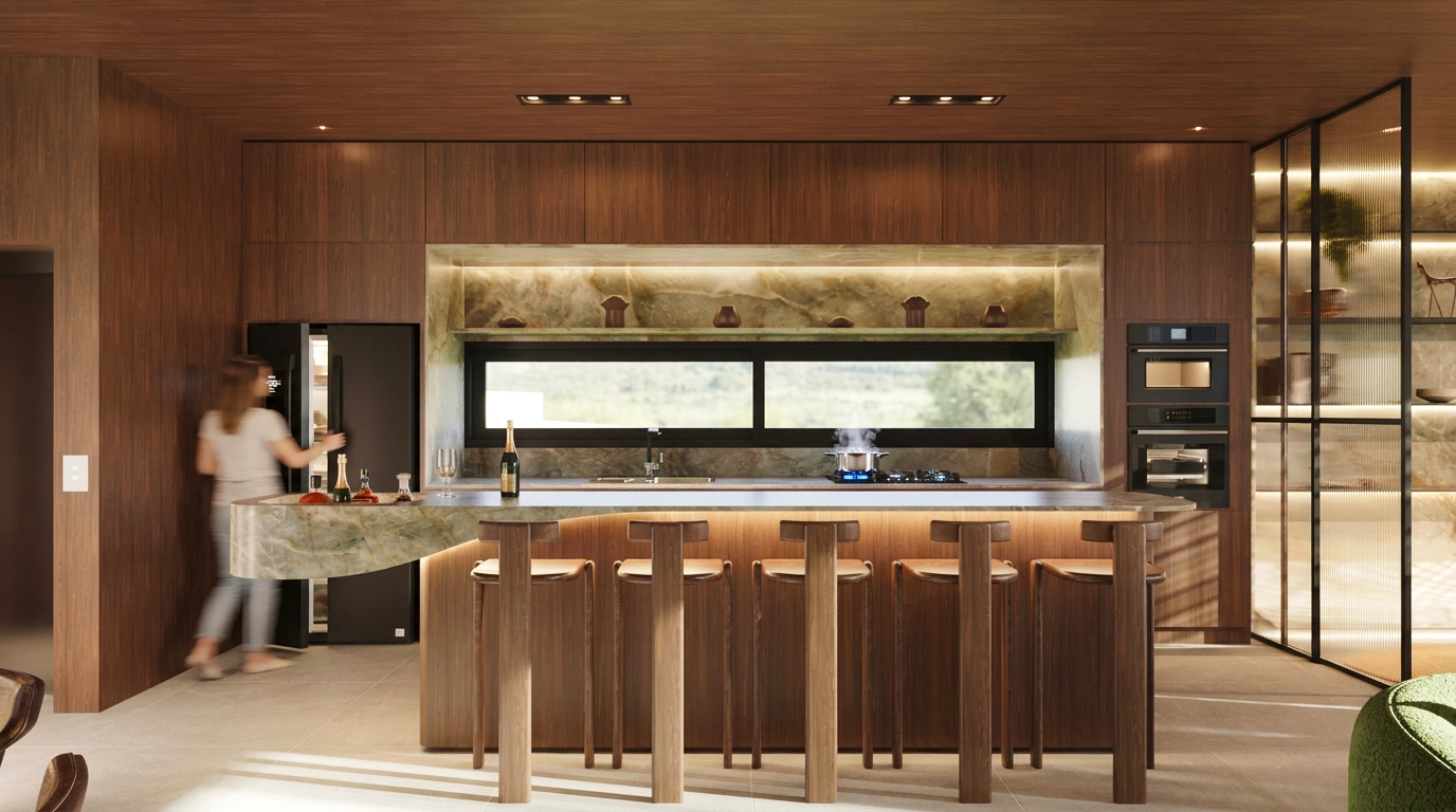 Cozinha e Espaço Gourmet — Casa Pinha